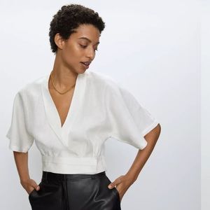 Aritzia- Babaton Linen Blouse